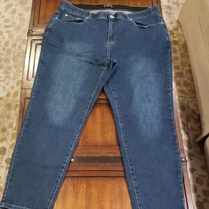 BloomChic Size 18 Women's Dark Blue Skinny Jeans